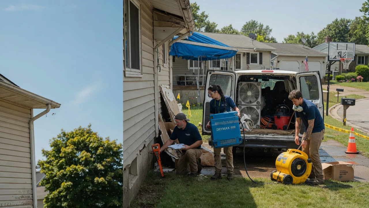 Ceiling Leak Cleanup in Negley, OH near me