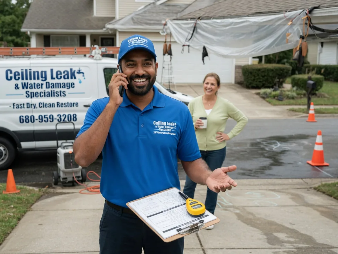 Ceiling Leak Cleanup Negley, OH FAQs